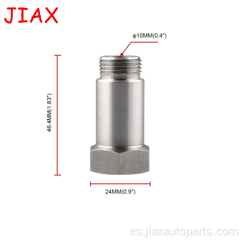 Extensor de sonda lambda de 45 mm M18 * 1,5 SS304